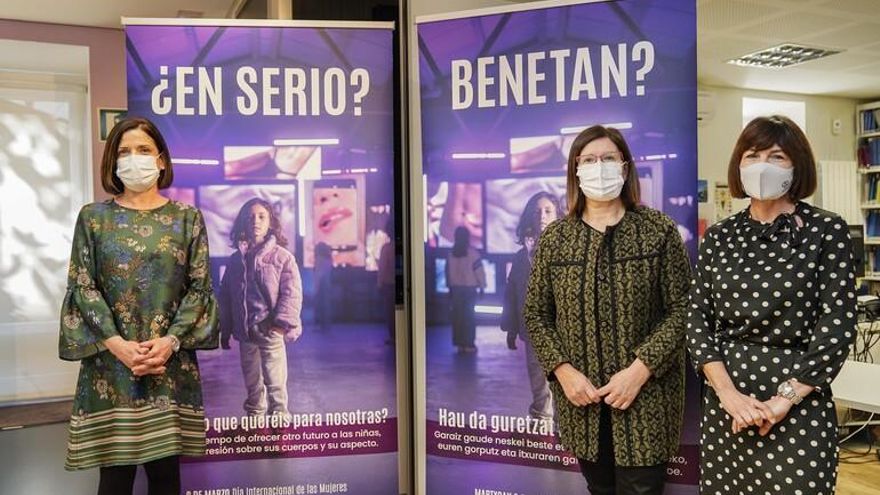 Euskadi reivindica un 8M que acabe con los cánones de belleza establecidos