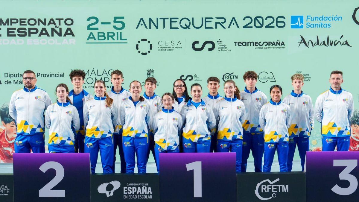 La selección canaria gana experiencia en el Campeonato de España Escolar