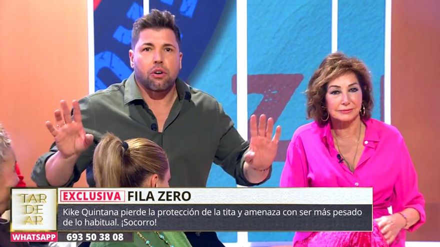 Kike Quintana bromea con Sonsoles Ónega: "Se tuvo que salir del plató porque no se aguantaba ni los pedos"