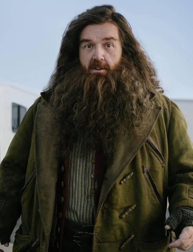 Nick Frost como Hagrid en la serie de 'Harry Potter'
