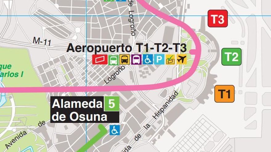 La Comunidad de Madrid anuncia para finales de 2026 la conexión de la línea 5 de Metro con el aeropuerto