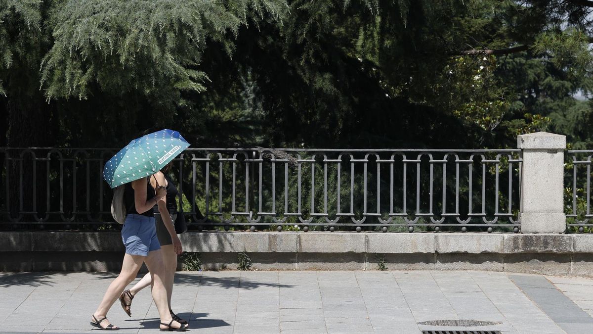 Pequeño alivio del calor en Madrid: descenso de temperaturas, pero con aviso amarillo en el sur y la Sierra