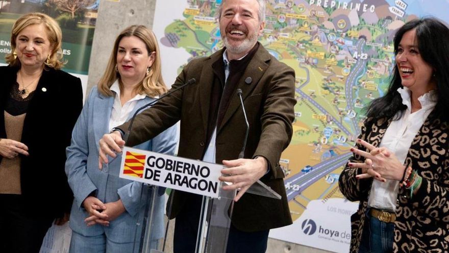 El Gobierno del PP en Aragón desafía a la Junta Electoral: mantiene un acto suspendido y dice que no van "a parar"