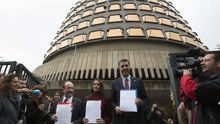 Iceta (PSC), Arrimadas (Cs) y Albiol (PP) presentan sus recursos ante el constitucional