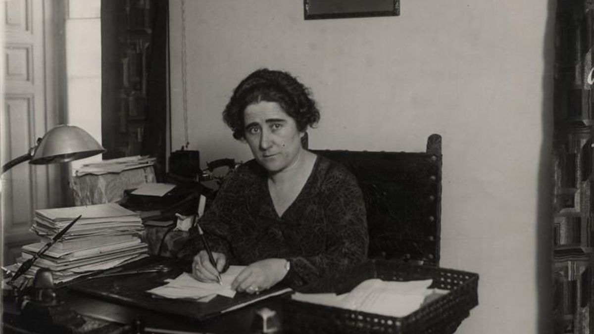 La abogada Clara Campoamor, una de las socias del Lyceum Club Femenino.