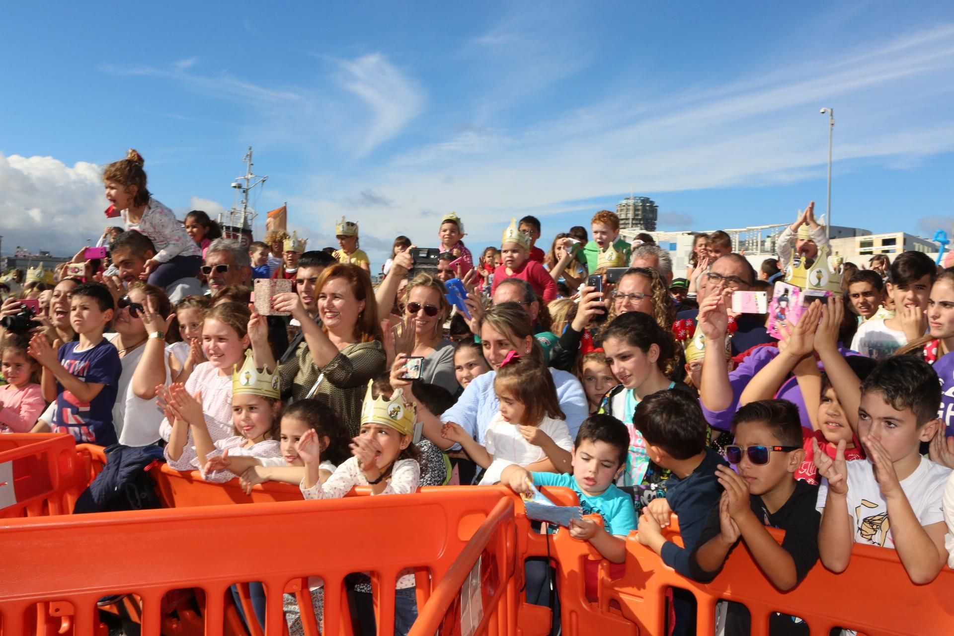 Los Reyes Magos llegan a la capital grancanaria. (Alejandro Ramos).