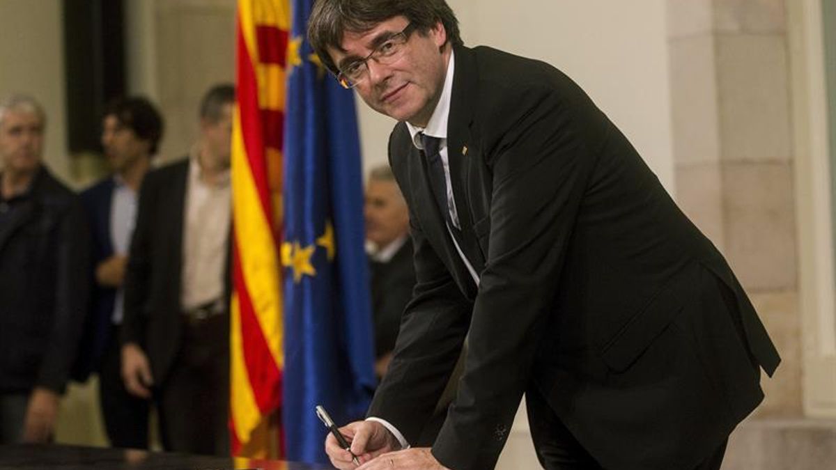 El president de la Generalitat, Carles Puigdemont
