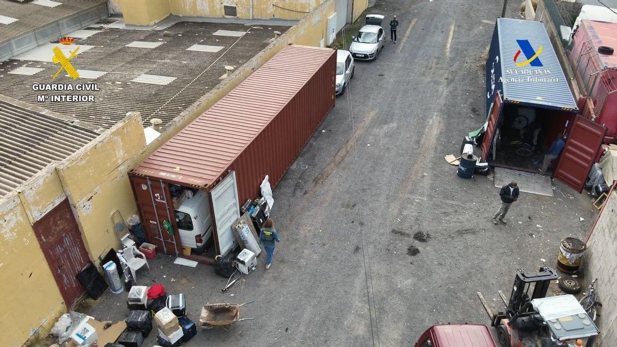 Parte de las instalaciones en las que se almacenaban los residuos.