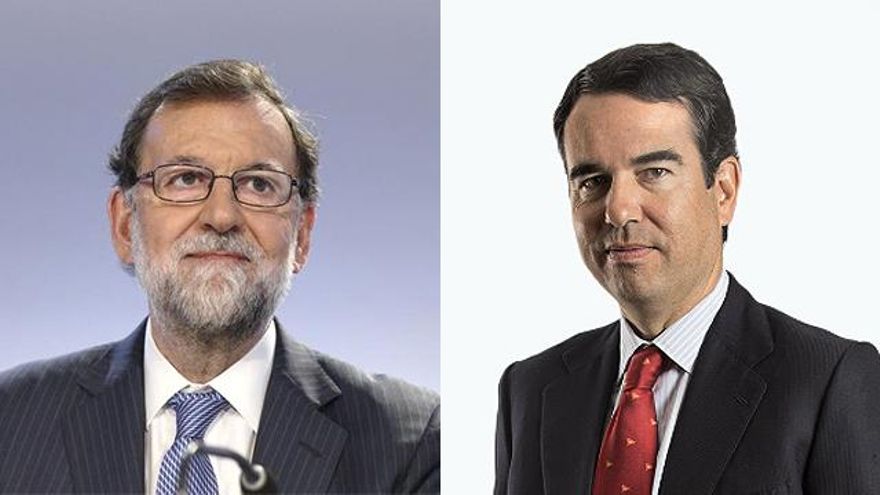 El registrador Mariano Rajoy choca con un Botín por negarse a inscribir las cuentas de una de sus empresas