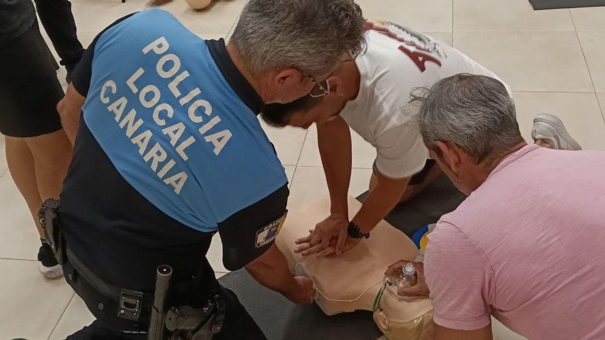 Formación policial en Valsequillo.