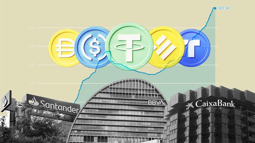 Los bancos españoles se suman a la ola de las stablecoins: "Si hubiera una crisis, ¿quién dará la liquidez?"