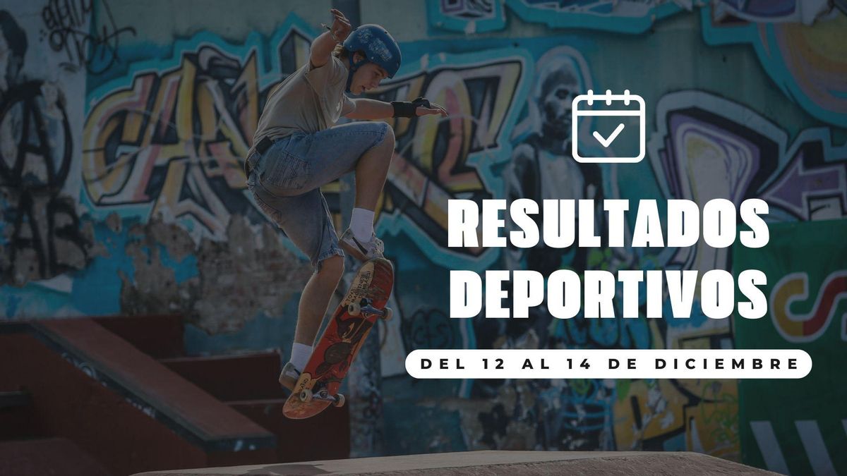Resultados deportivos del 12 al 14 de diciembre