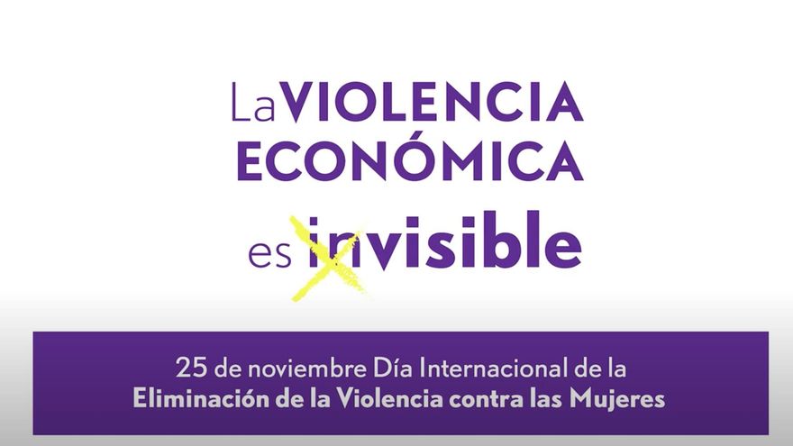 La violencia económica es 'inVISIBLE', lema de la campaña del Gobierno de Canarias este 25N