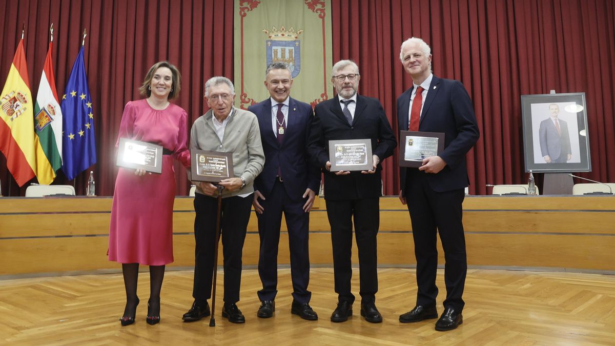 Santos, Revuelta, Gamarra y Hermoso de Mendoza, Medallas de Oro de Logroño