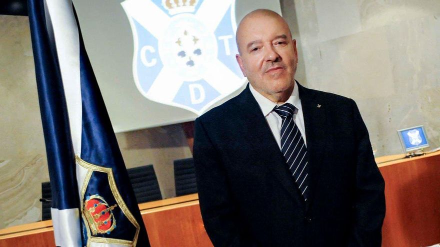 El presidente del CD Tenerife Miguel Concepción, positivo por COVID-19
