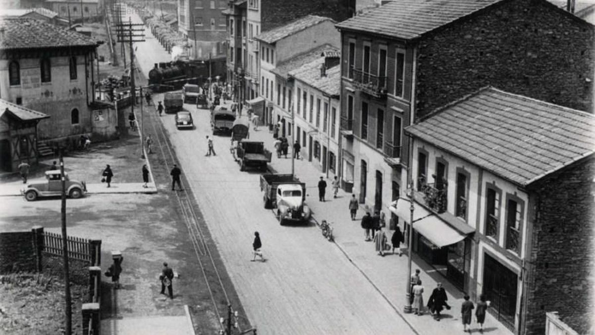 Estación del Vasco. Foto Alonso, ca.196?