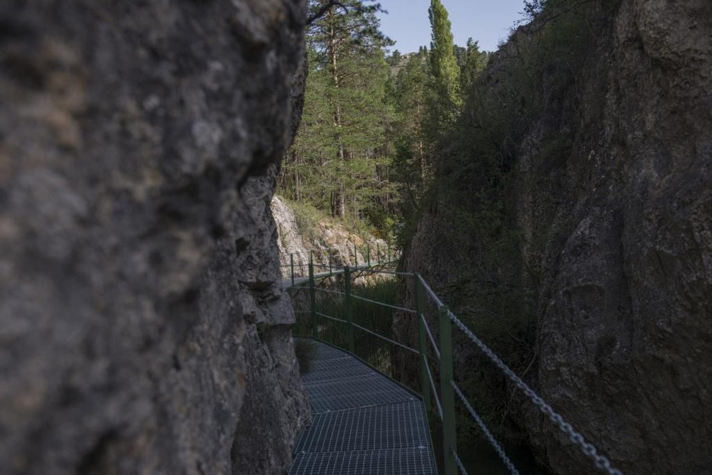 Pasarelas de la ruta.