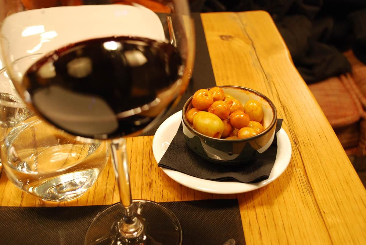 Aceitunas georgianas, unas pican y otras non