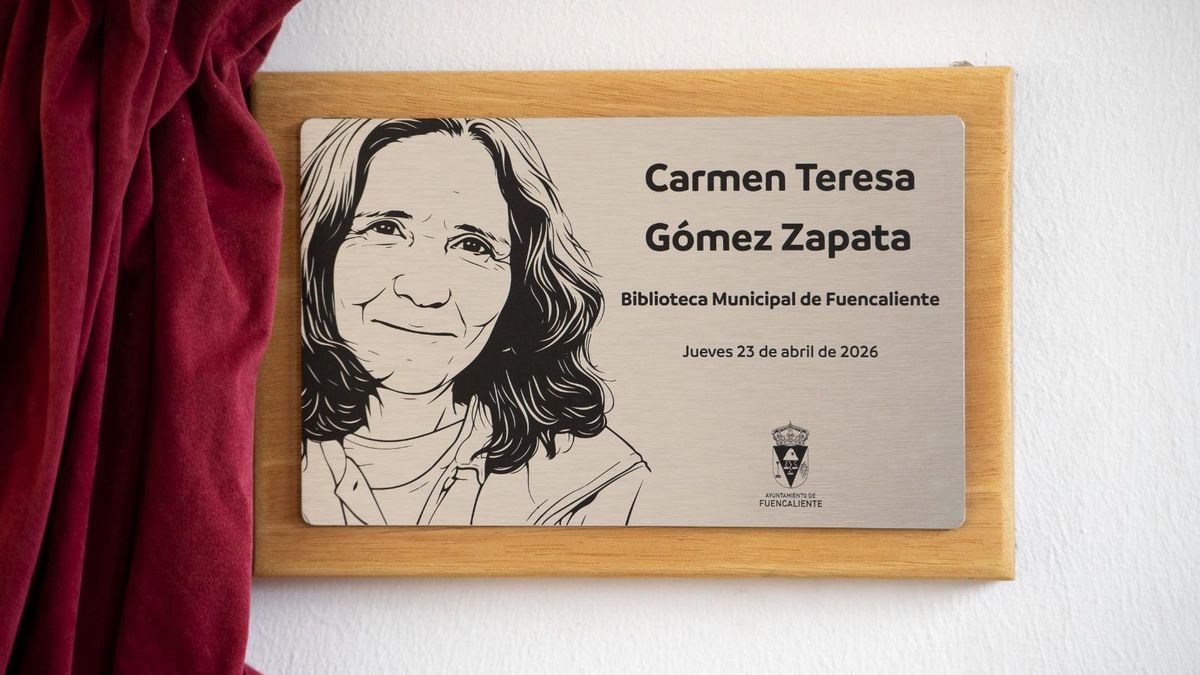 El Ayuntamiento de Fuencaliente de La Palma ha homenajeado este jueves a Carmen Teresa Gómez Zapata poniendo su nombre a la Biblioteca Municipal