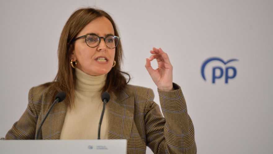 Archivo - La vicesecretaria de Organización del PP, Carmen Fúnez, interviene durante la clausura de la Interparlamentaria del PP de Castilla-La Mancha, en el Hotel Parque Real, a 19 de enero de 2025, en Ciudad Real, Castilla-La Mancha (España).