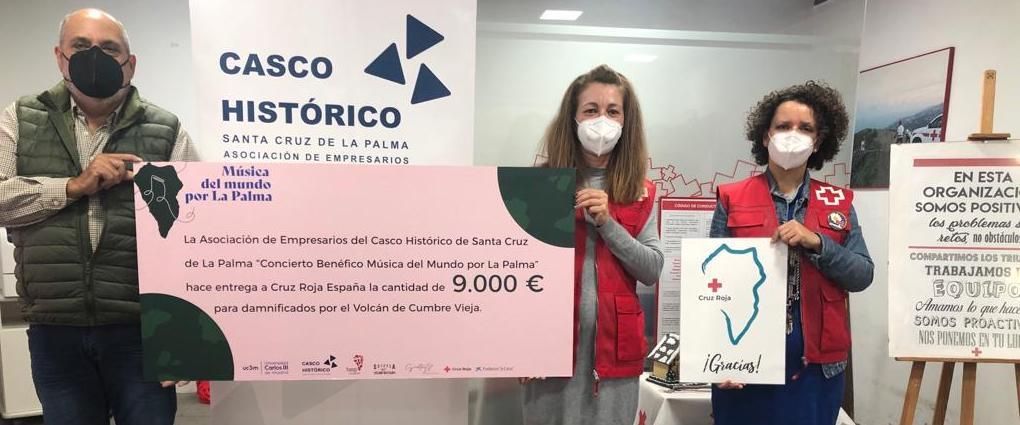 Entrega del cheque.