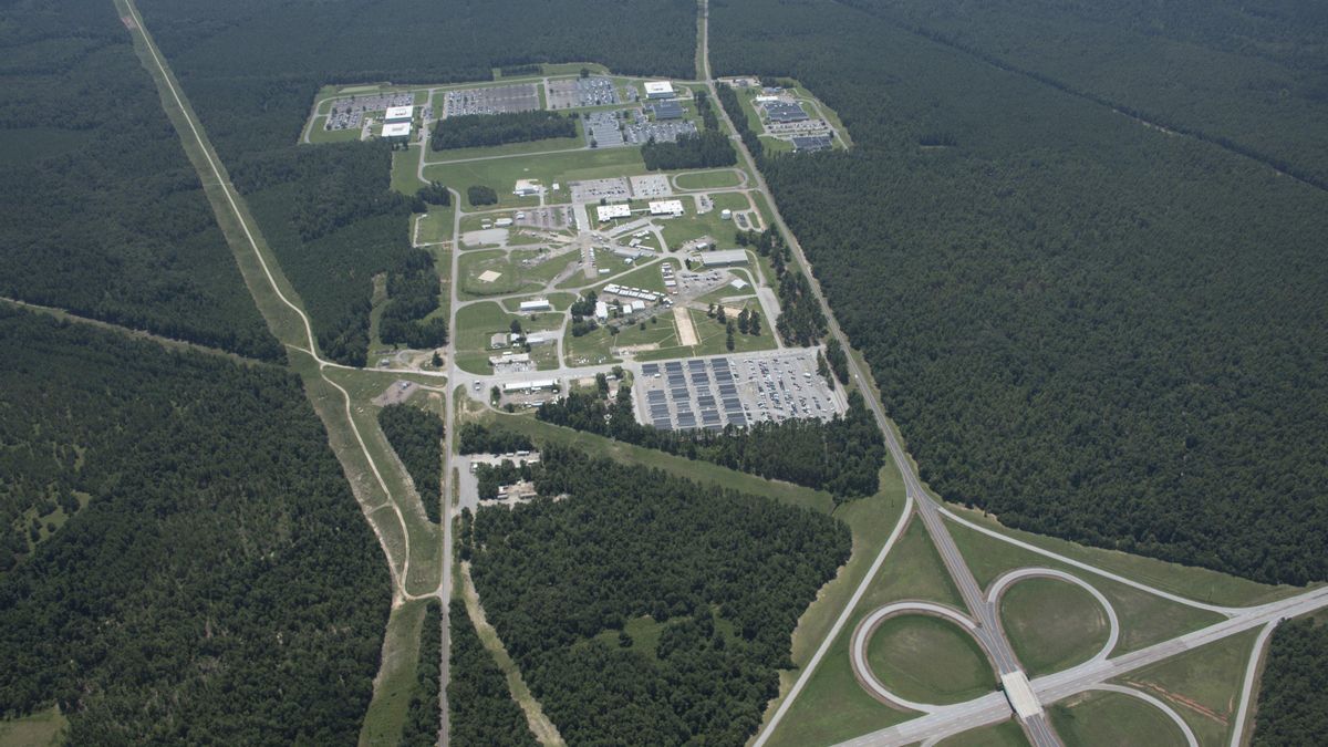 La planta de Savannah River, en Carolina del Sur, donde se encontraron las avispas radioactivas.