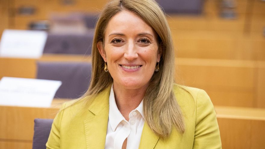 El “sí” de socialistas y ultraconservadores asegura la presidencia de la Eurocámara para la antiabortista Metsola