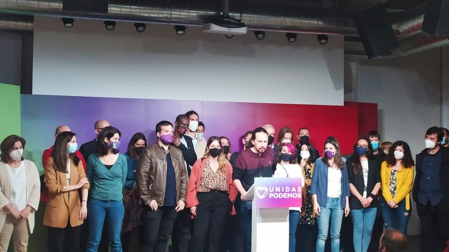 El candidato de Unidas Podemos a la Presidencia de la Comunidad de Madrid, Pablo Iglesias., deja todos los cargos en Podemos y no será diputado por "haberse convertido en un chivo expiatorio"