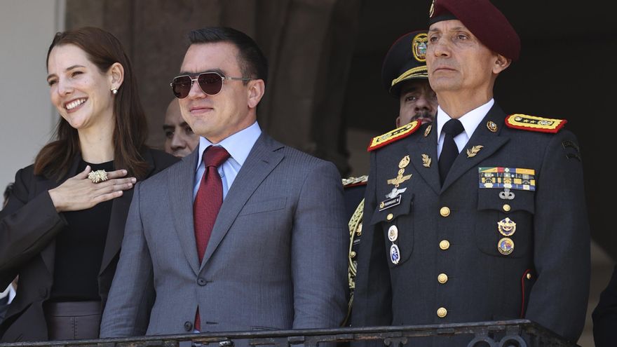 Noboa amplía su "guerra" al crimen organizado en Ecuador a grupos disidentes de las FARC