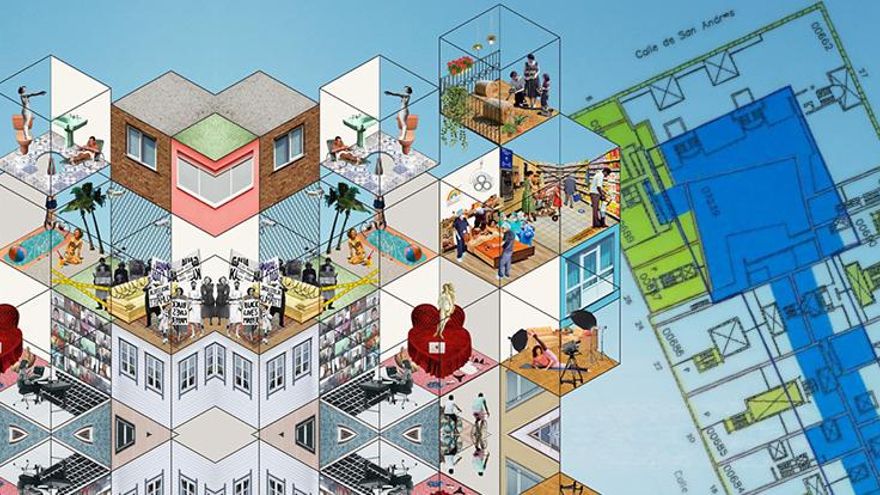 Montaje apartir de la gráfica del festival URBANBAT 2020