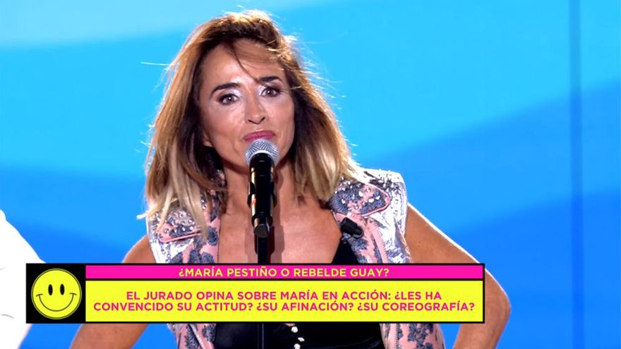 'Sálvame Mediafest' vivió su propio momento 'Mask Singer' con María Patiño: "¡Quítatela, quítatela!"