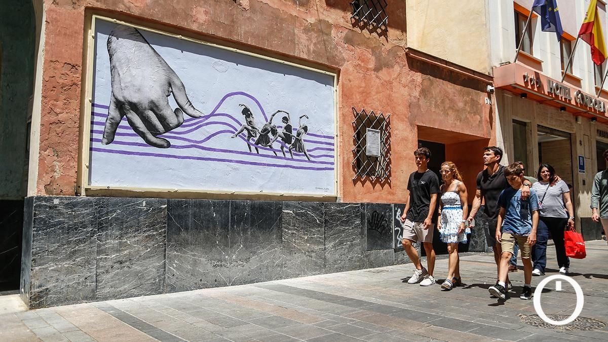 Nuevo mural en el Teatro Góngora