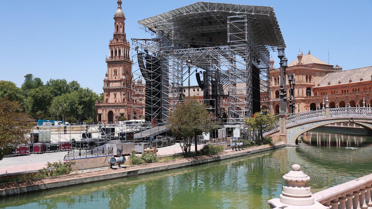 Icónica Sevilla Fest incorpora profesionales de patrimonio y veterinarios "para conservar la Plaza de España"