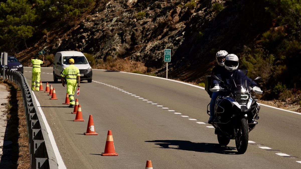 Imagen de obras en una carretera | EP