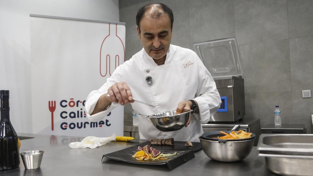 Showcooking de Hortus en las instalaciones de Carranza
