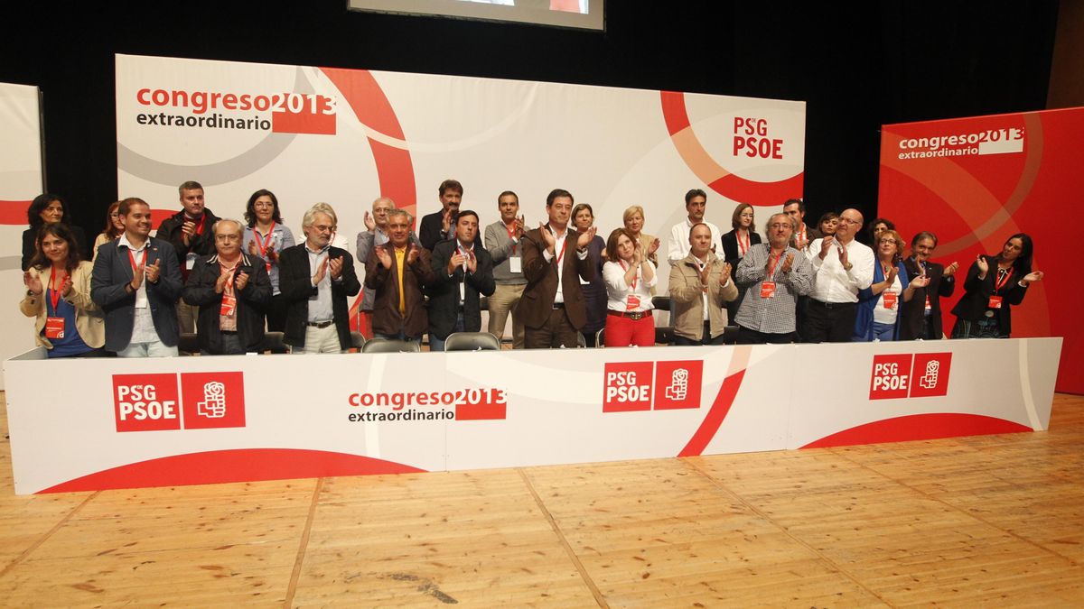 Besteiro clausura el congreso proclamando que "el PSdeG vuelve y vuelve para quedarse"