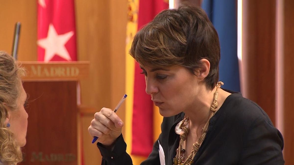Lorena Ruiz-Huerta, portavoz de Podemos en la Asamblea de Madrid y miembro de Anticapitalistas
