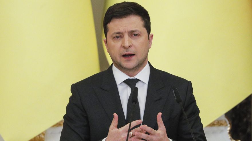 El presidente de Ucrania, Volodímir Zelenski. EFE/EPA/SERGEY DOLZHENKO