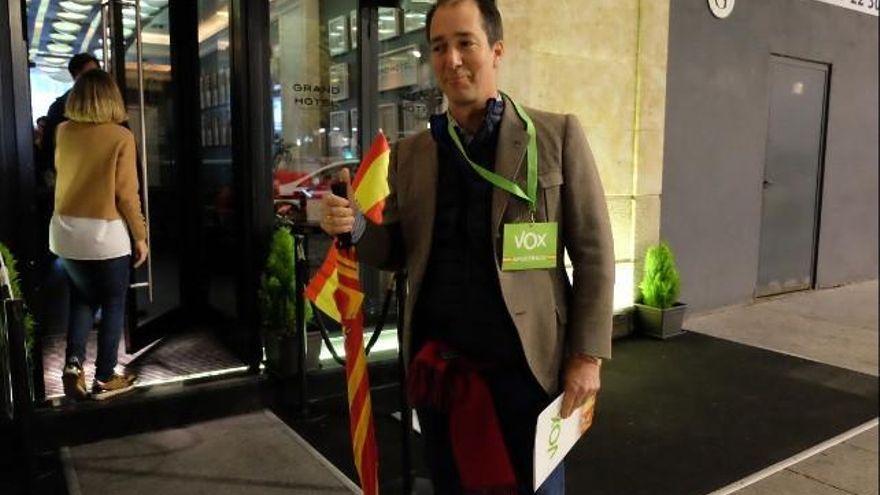Victor Coelho de Portugal, nuevo diputado de Vox por Salamanca. / Jesús Formigo / ICAL