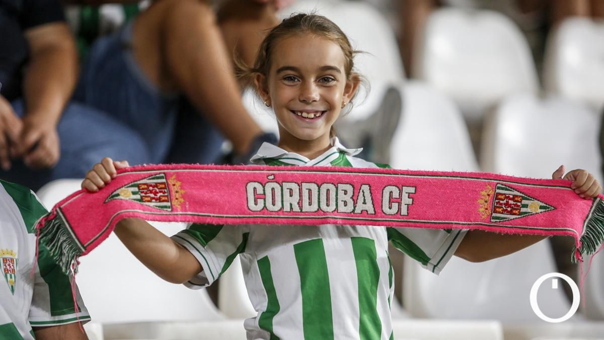 Grada Blanquiverde del Córdoba CF - CD Castellón