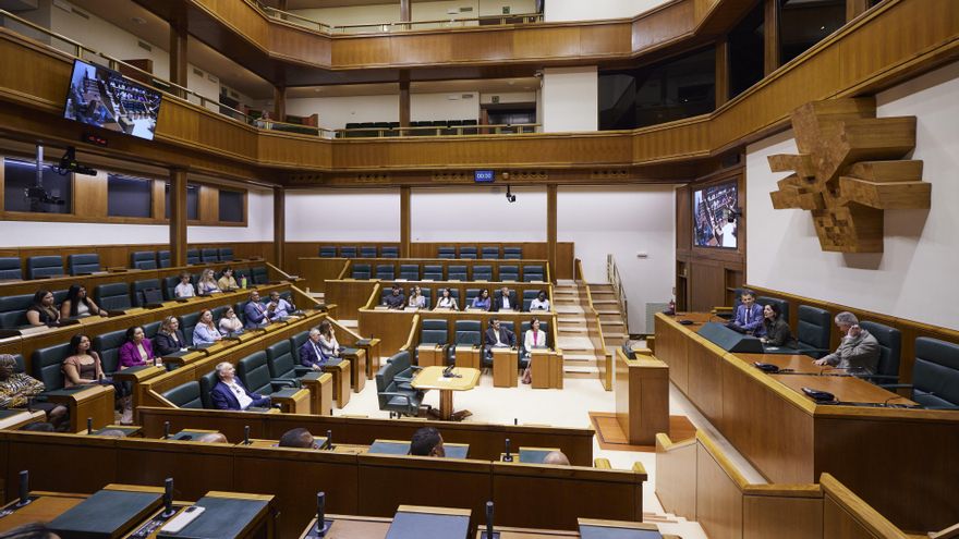 El Parlamento hará obras y moverá el escaño de los lehendakaris para dar cabida al Gobierno vasco más amplio de la historia