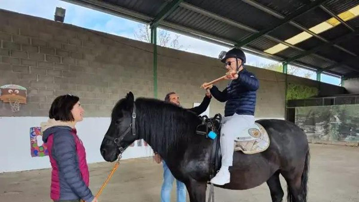 Mucho más que montar a caballo: la terapia asistida con animales que impulsa la asociación Asceal desde Huesca