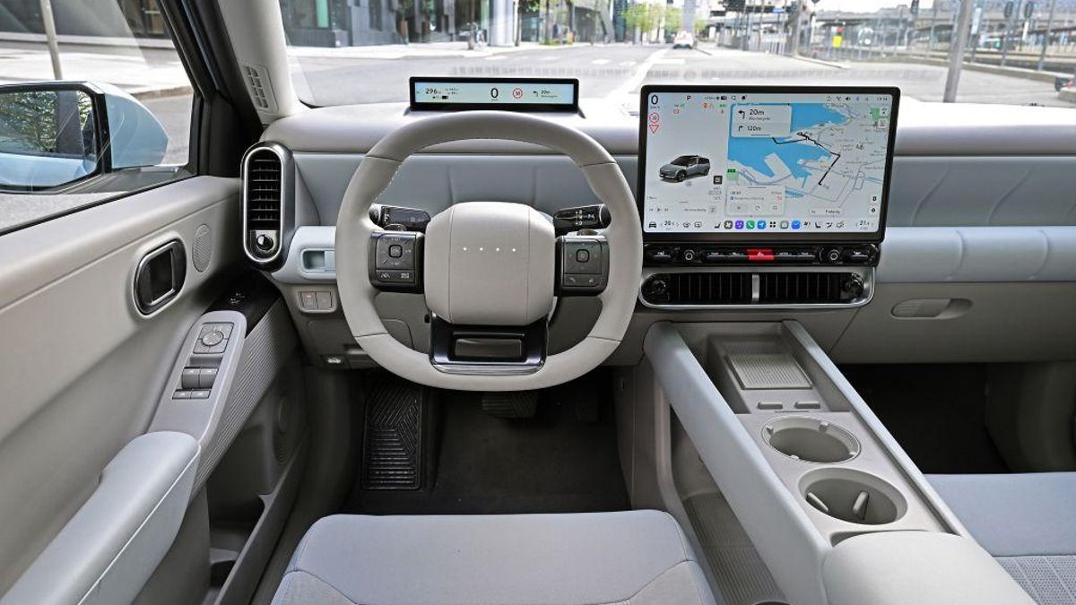 Puesto de conducción del más pequeño de los modelos Ioniq.
