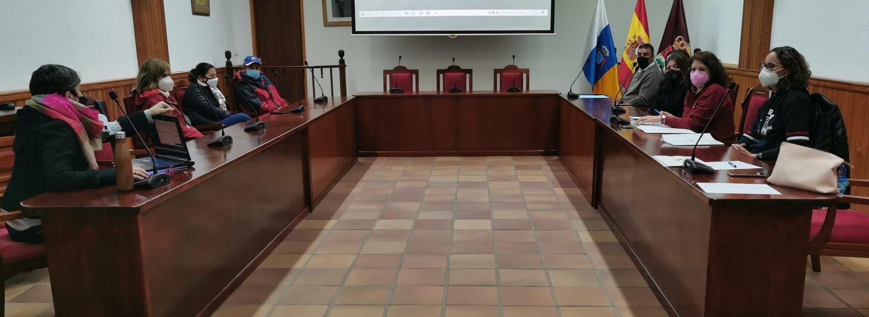 Un momento de la constitución de la asamblea.
