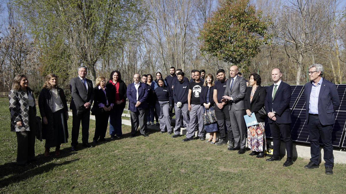 Participantes en la presentación del programa de formación TándEM en León.