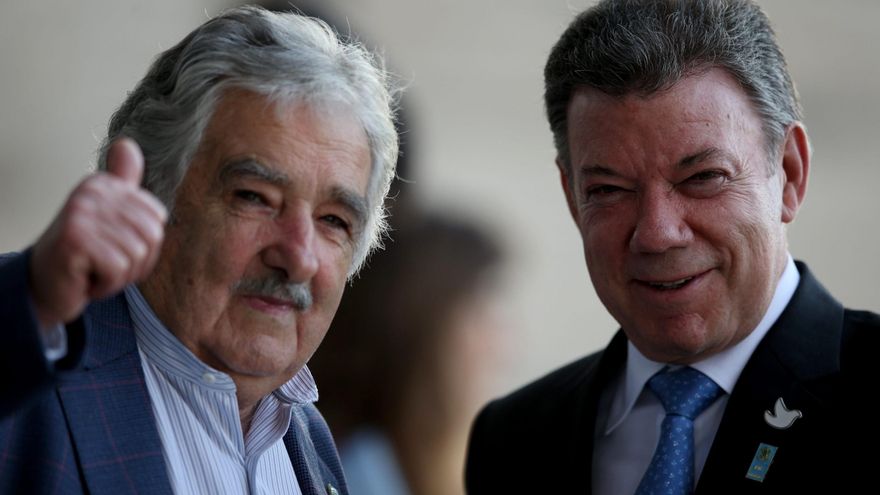 Santos y Samper valoran aporte de Mujica a la paz de Colombia y la unión de Latinoamérica