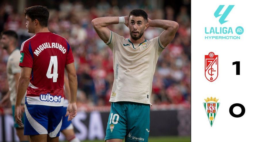 Un trabajador Córdoba CF cae por la mínima ante el Granada CF