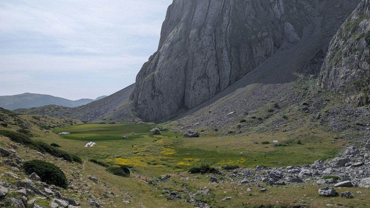 Laguna de Las Verdes, en Babia