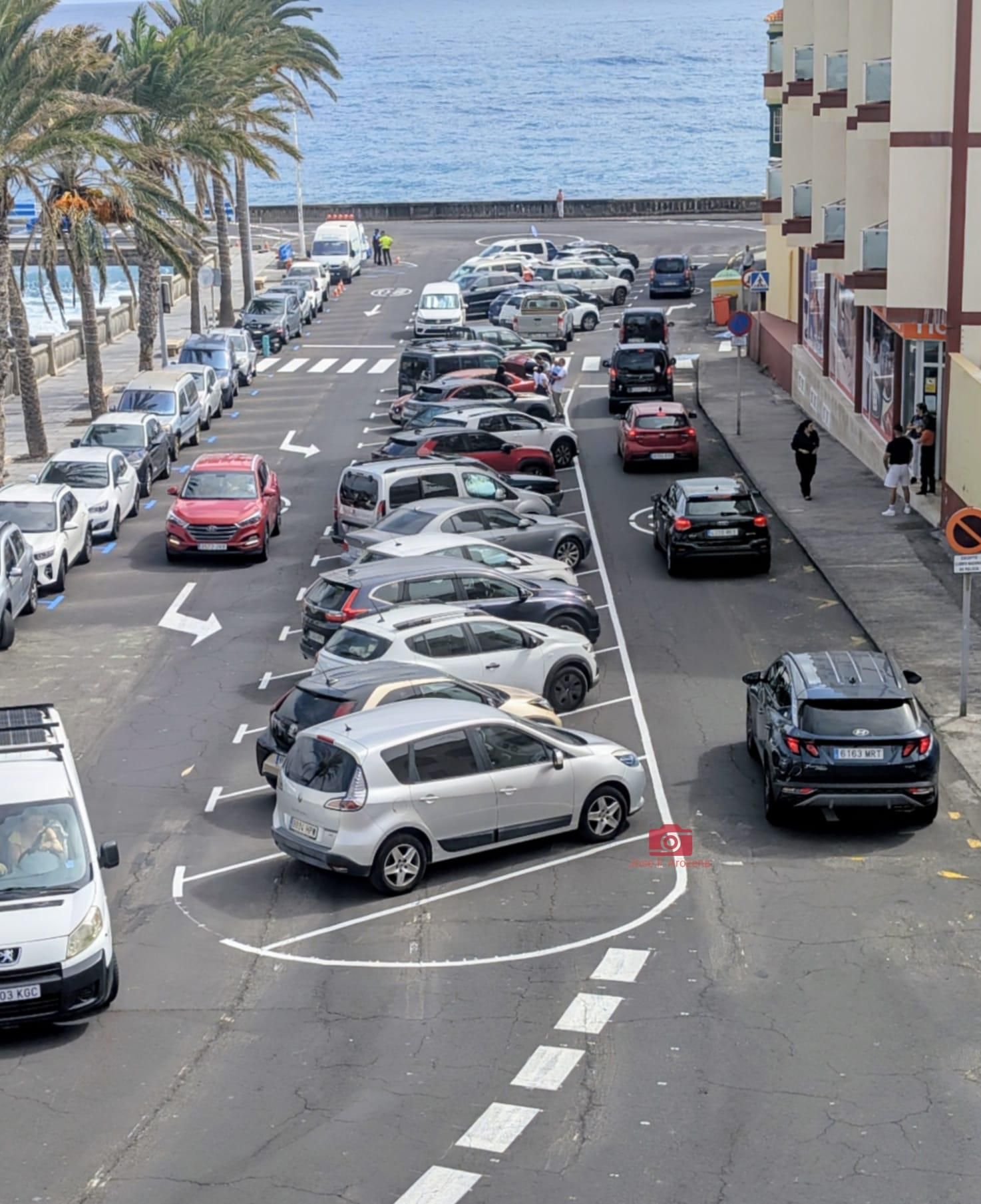 Nuevos aparcamientos en la zona sur de Santa Cruz de La Palma. JOSÉ F. AROZENA