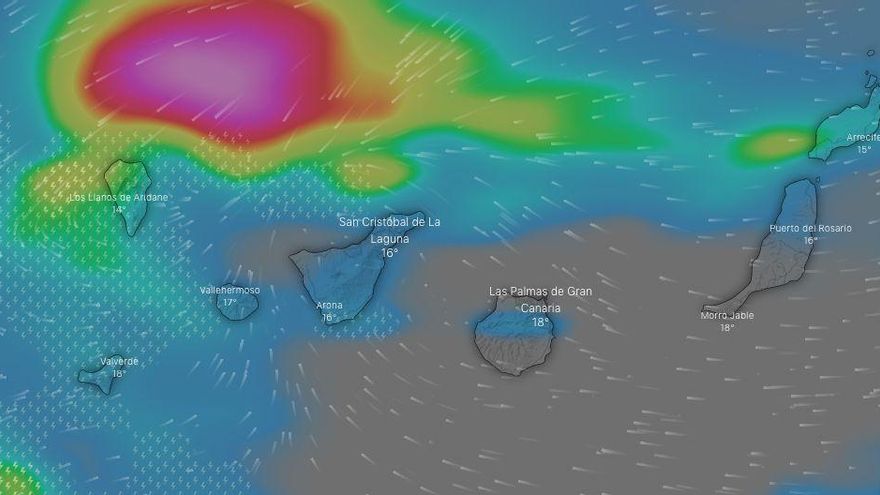 Nieve, lluvia y frío: una gran borrasca traerá el invierno a Canarias esta semana